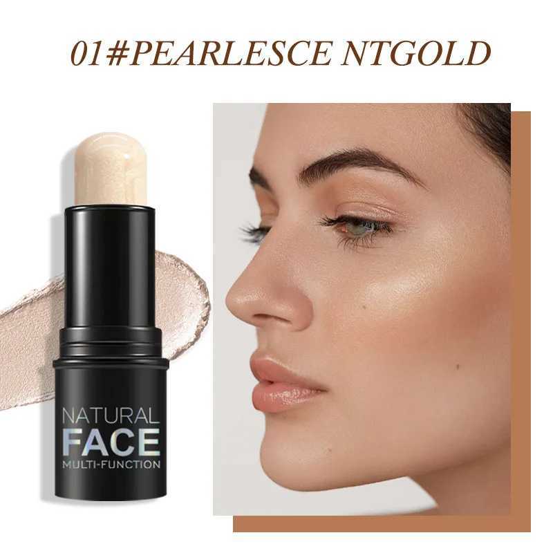 Face Brightening Concealer Corrector Nose Shadow Contouring Cosmetics Long-lasting Natural Contouring Highlighting Bronzer StickW250217