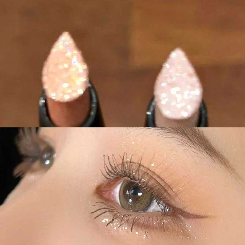 Glittering Eyeshadow Pen Face Makeup Highlighter Stick Long lasting Shiny Diamond Pink Silkworm Champagne Gold Eyeliner Gel PenXJ250217