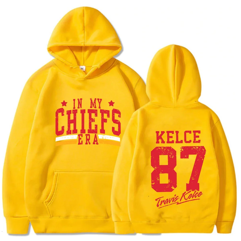 Retro in My Chiefs Era Sweatshirt Kelce 87 America The Eras Tour Pullover Streetwear Coats 250214