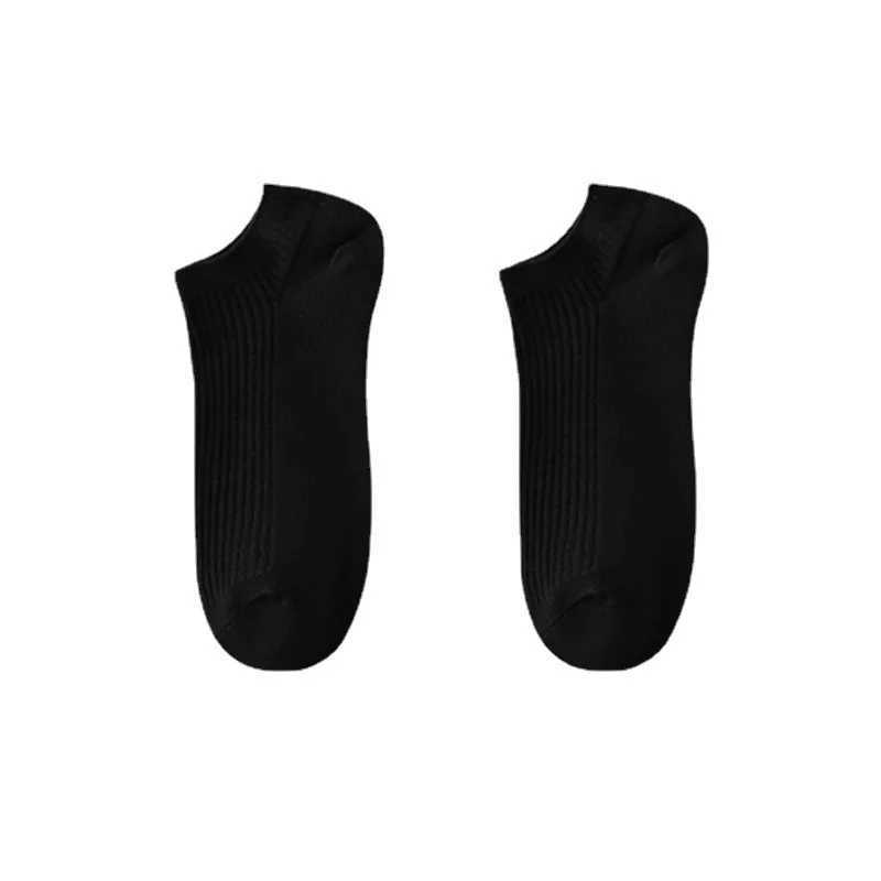 0 pairs of mens and womens solid color short tube socks winter sweat absorbing and breathable couple boat socks white W250217