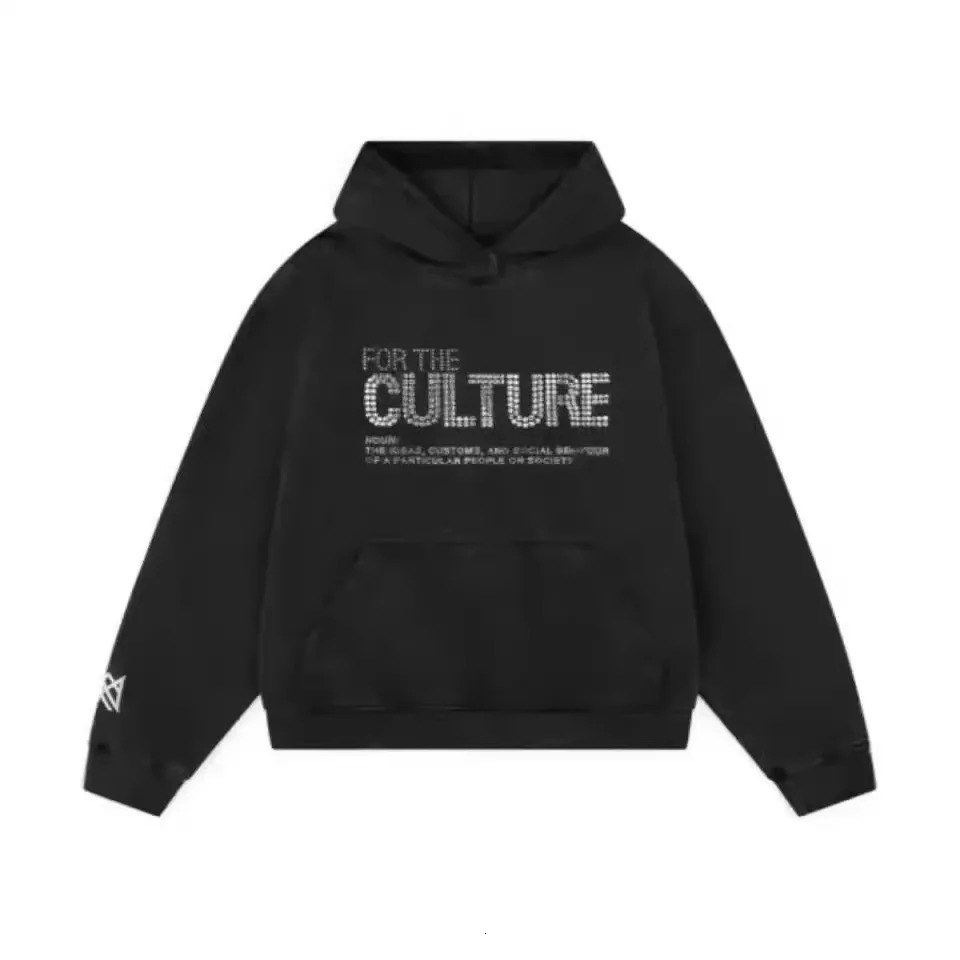 Rhinestone Hoodie Y2K Clothes Men Women Harajuku Hip Hop Letter Graphic Oversized Fashion Pullover Sweatshirt 250213
