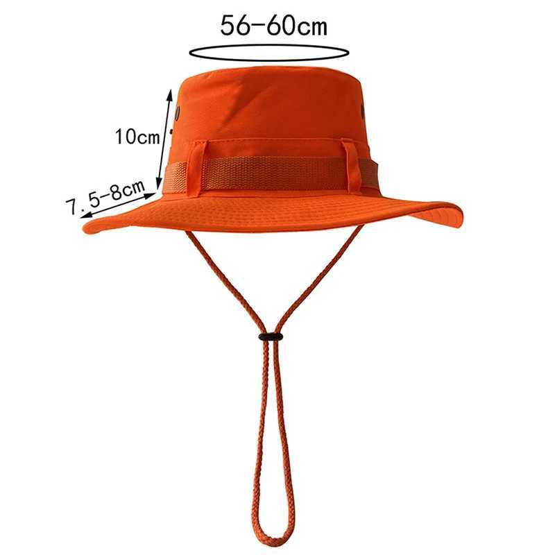 Summer mens fluorescent bucket hat reflects UV protection sun fishing hat basin hat outdoor W250217