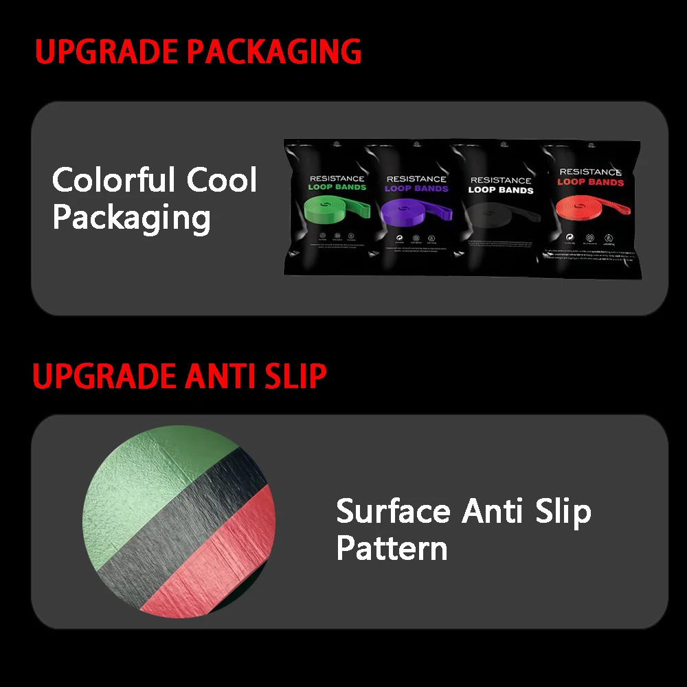 20230lbs HeavyDuty Resistance Band Agility Training Workout Gym Equipment Yoga Pilates Accessories Rubber Home 250213