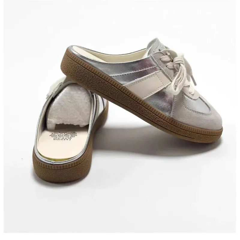 Women Canvas Mules Shoes Classic Loafers Woman Slipper Comfortable Slip-On Clogs Round Toe Walking Sneakers Lazy Female Footwear 250213