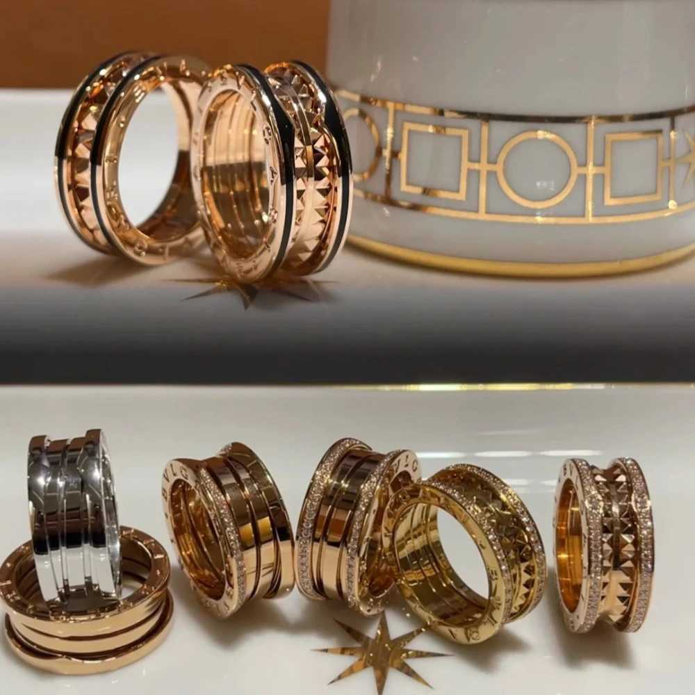 Band Rings 2024 Fashion bv popular elegant trendy diamond-set personalized simple classic high-quality boutique rings J250217 1