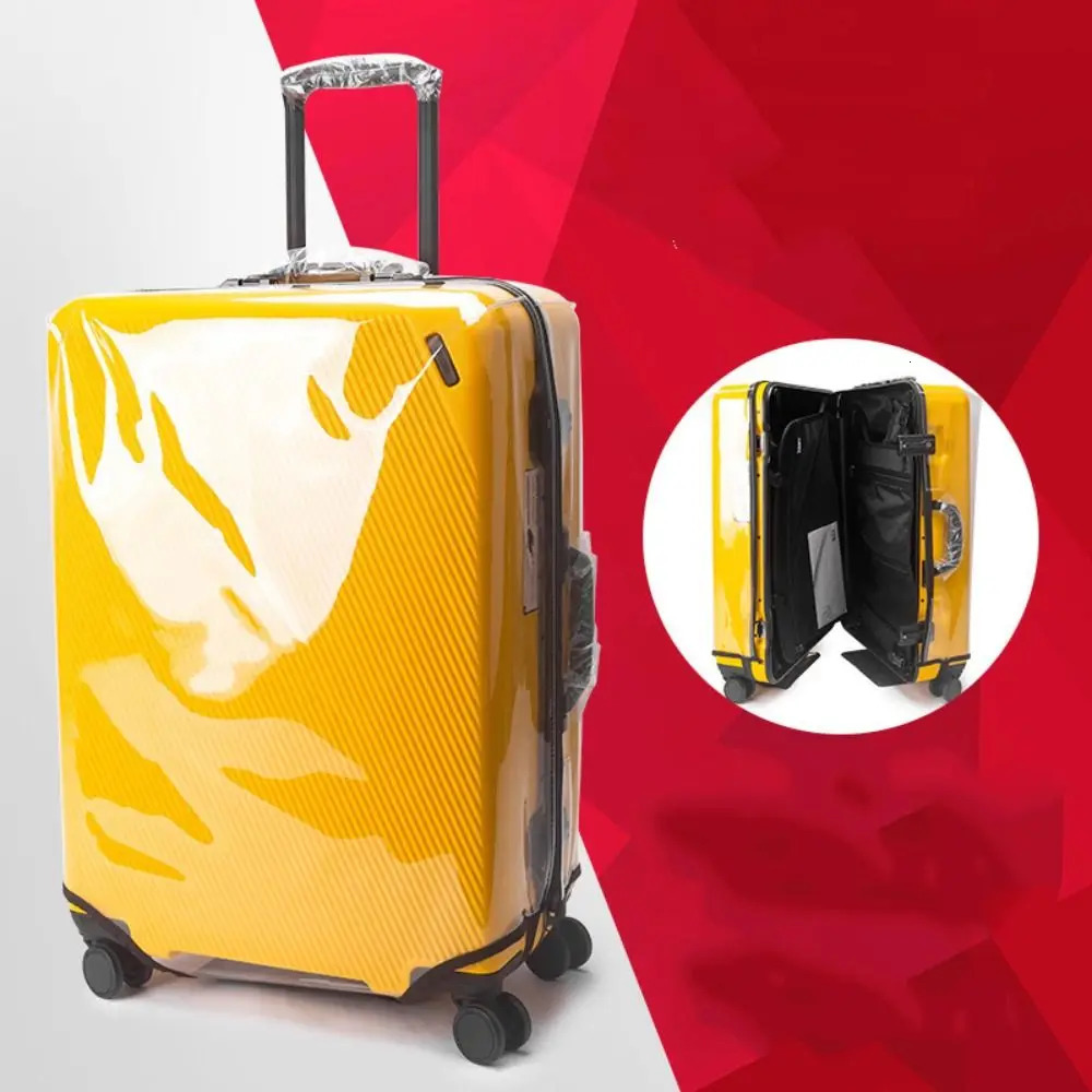 PVC Transparent Suitcase Cover No Disassembly Required Wear-resistant Dustproof Luggage Cover Waterproof Travel Accessories 250214