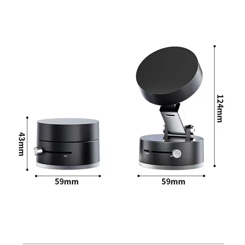 Vacuum Magnetic Suction Cup Stand Car Mount Foldable New Phone Holder Desktop Stand