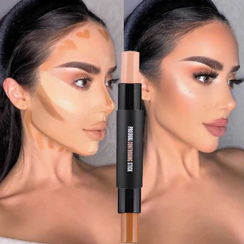 Facial Contour concealer Makeup Stick Lasting Smooth Matte Facial Highlights Shadow Correct Contour Pen CosmeticsW250217
