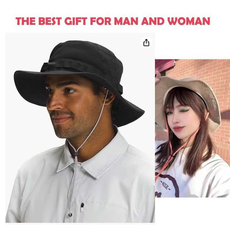 Japanese Hiking Bucket Hat for Women Men Fisherman Hat Summer Vacation Visor upf 50 Sun UV Protection Hat Chapeau Femme W250217