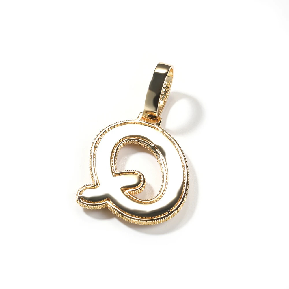 UWIN Baguettecz Letter Pendant for Women Iced Out Cubic Zirconia Infinity Cuban Chain Necklaces Fashion Hip Hop Jewelry for Gift 250214