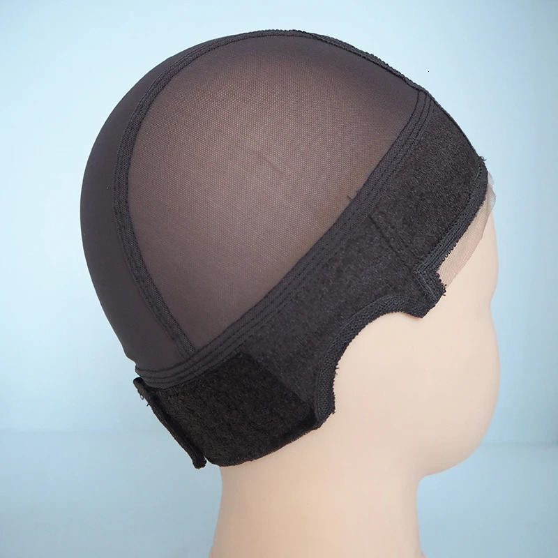 4*4 inch frontal lace headband wig caps for people without hairs adjustable full ealstic wig making 250214