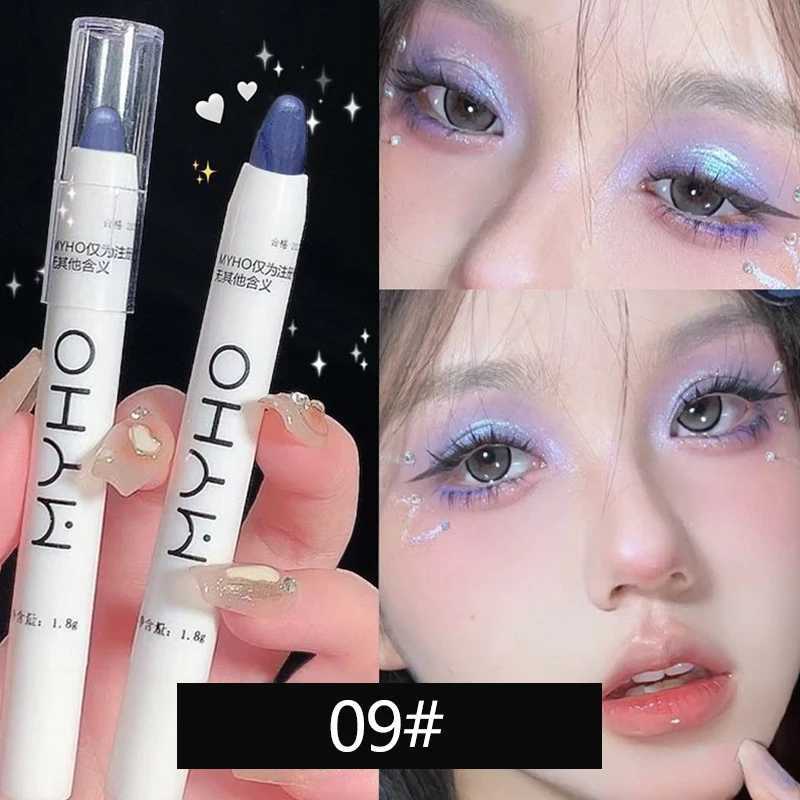 13 color eye shadow pencil matte white bright eye head contour shadow stick flash eye shadow highlighter toolW250217