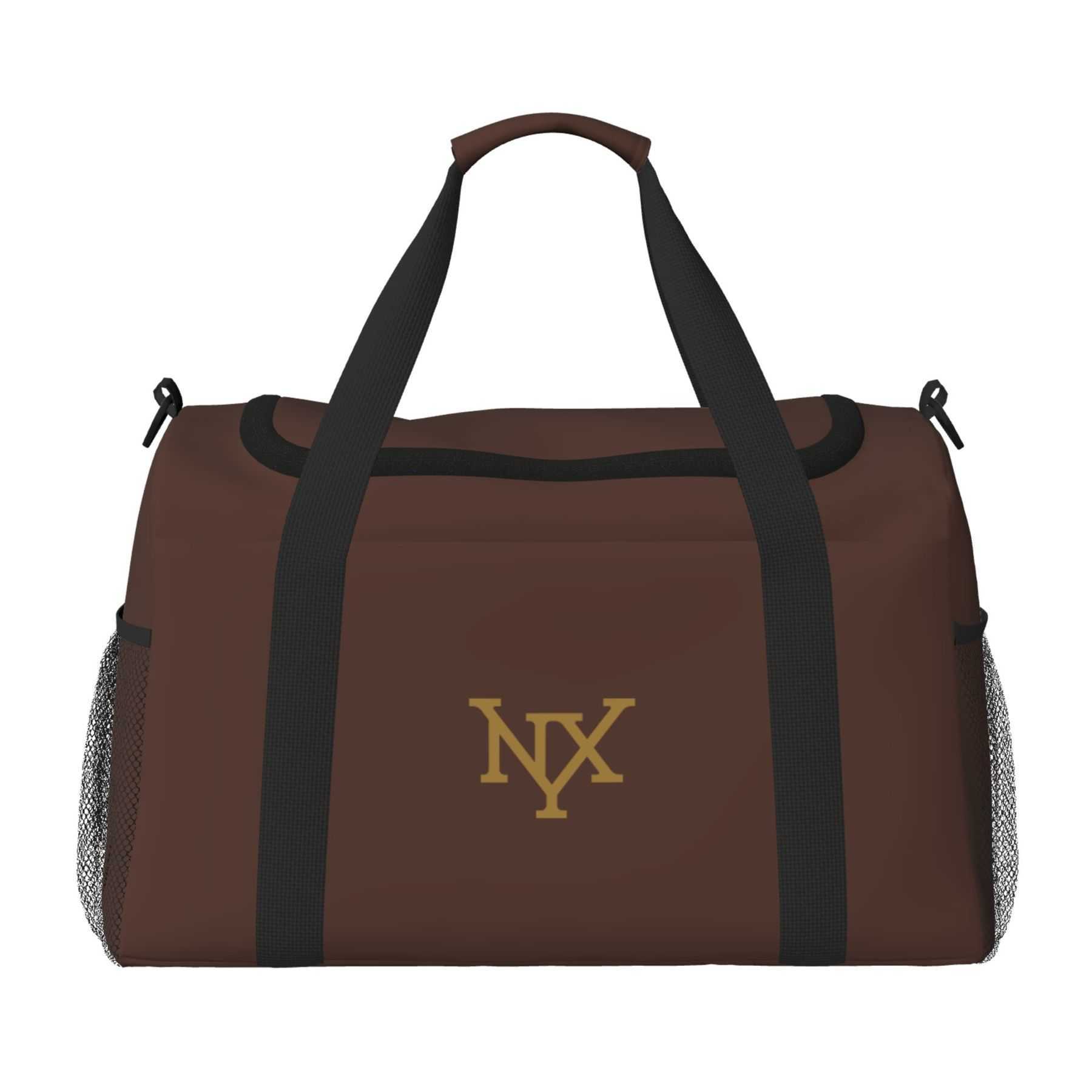 NXY Large Luggage Women Handle Travel Bag Designer Duffle Bag Men Vintage Print Weekend Bags Casual Gym Yoga Sports Bags 250217