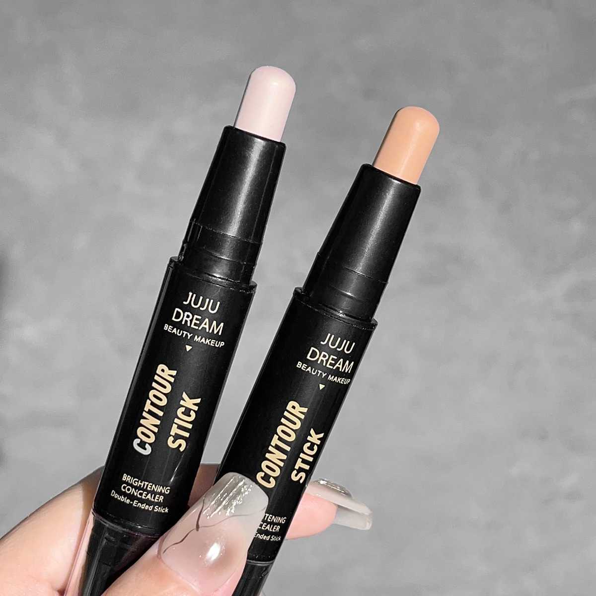 Double-ended Concealer Pen Contour Stick Dual-purpose Highlighter Stick Nose Shadow Contouring Face Covering Acne MarksW250217