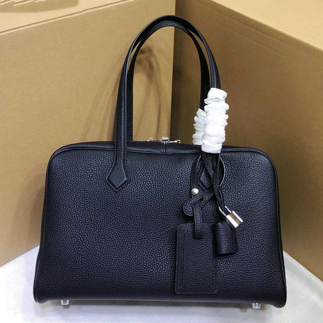 Genuine Handbag 35Cm Top Layer Leather High-Capacity Advanced Feeg New Fashion Temperament