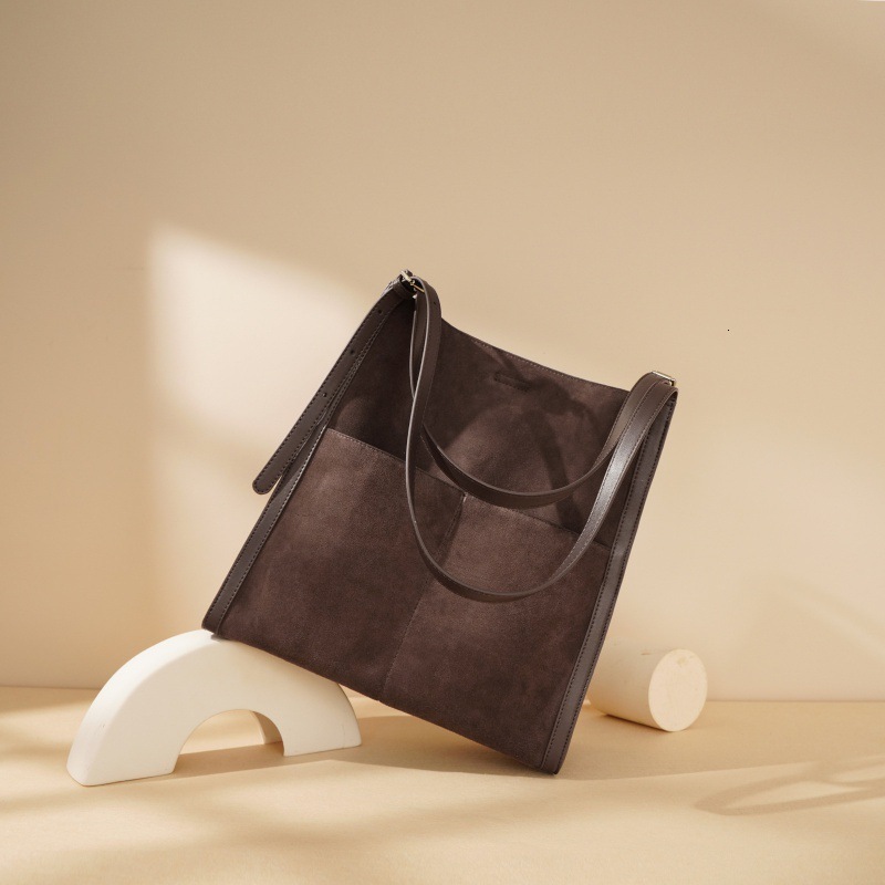 Bag Tote For Women 2025 New Trendy Large Capacity Matte Splicing Versatile Commuter Single Shoulder Women's Bag