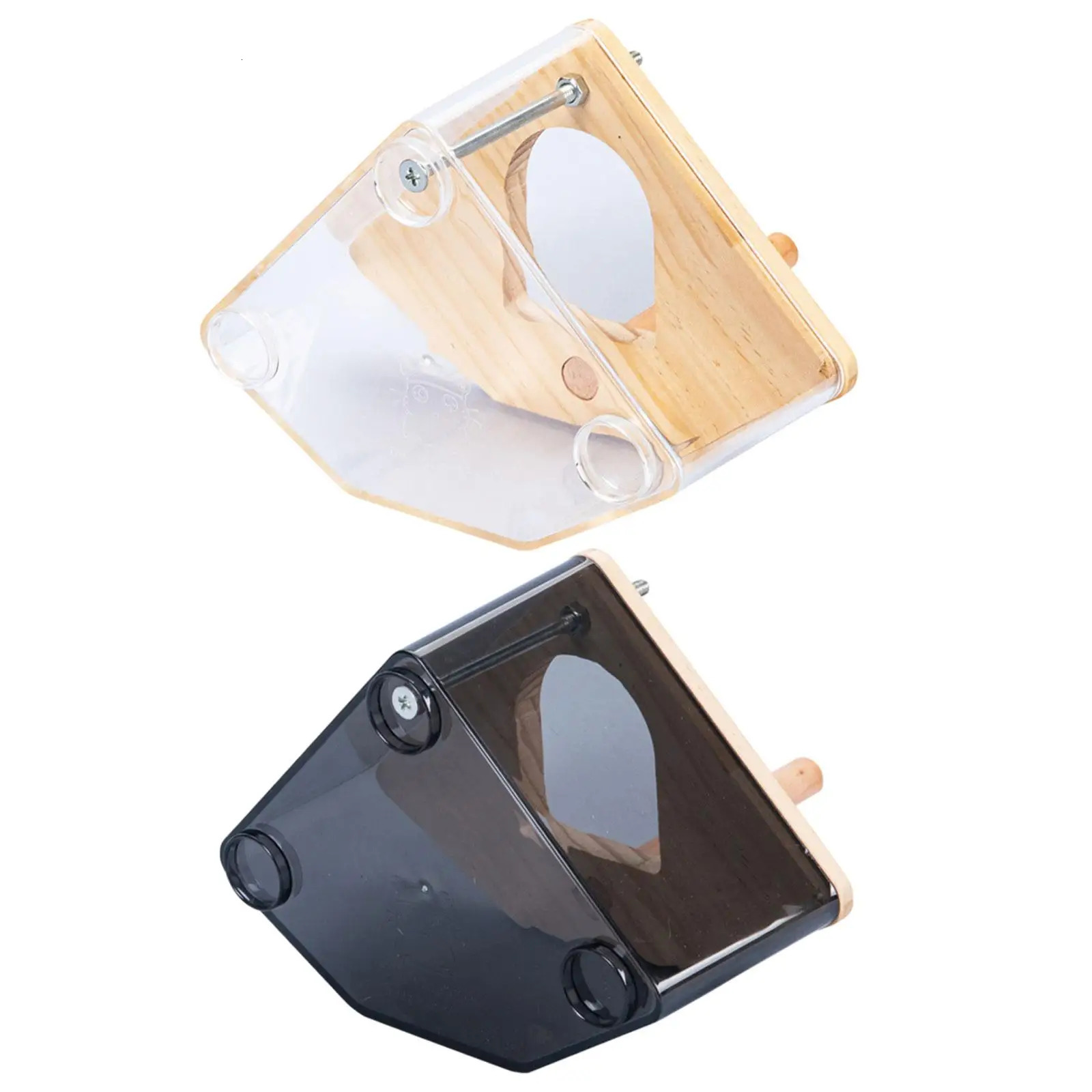 Wooden Bird Nesting Box Pet Parrot Nest Bird House Cage Accessories for Budgie Conures Lovebirds Hatching Case Pet Supplies 250206