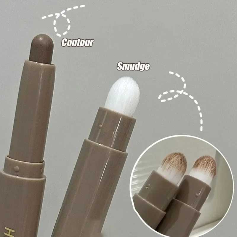 3 Colors Face Bronzer Contour Stick Nose Shaping Pen with Brush Cream Shadow Concealer Pen 3D Natural Long Lasting CosmeticsW250217