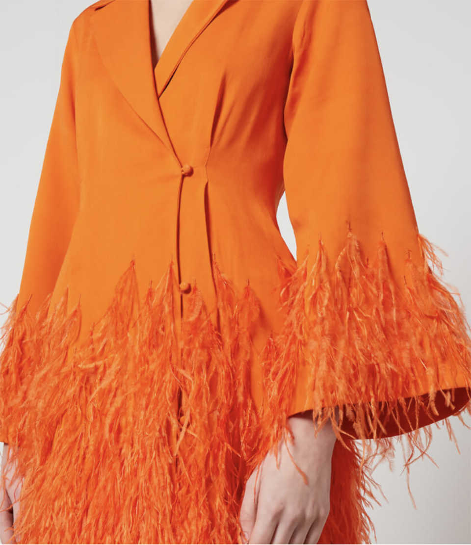 Bright Mother of the Bride Suits Feather Button Single Breasted Women Business Blazer Notched Lapel Jacket Formal Work Wear Customized