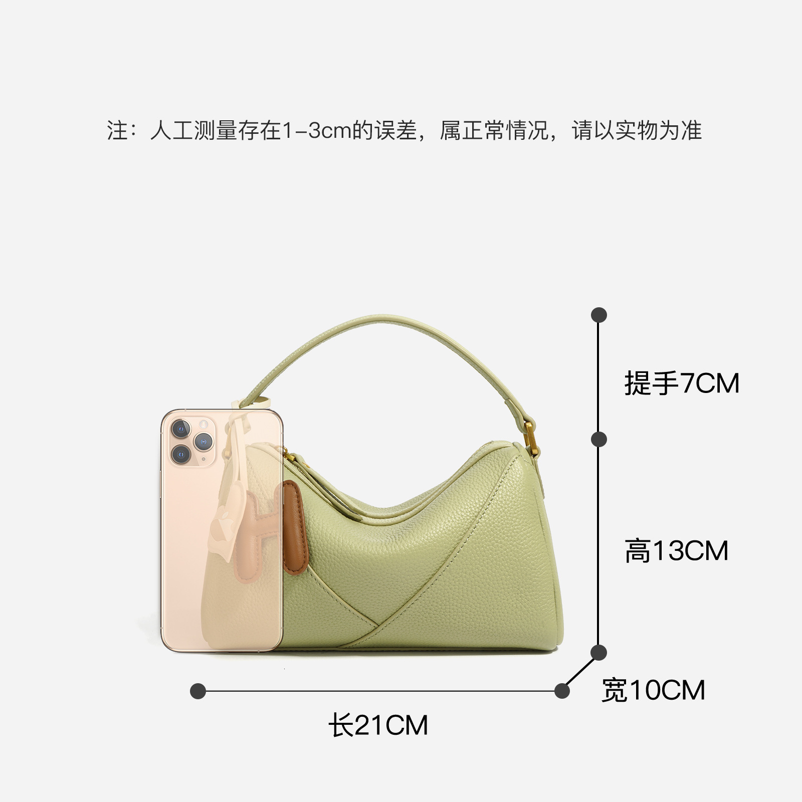 Bag New Top Layer Boston 2025 Simple Texture Cowhide Shoulder Crossbody Bag With Niche Design Sense