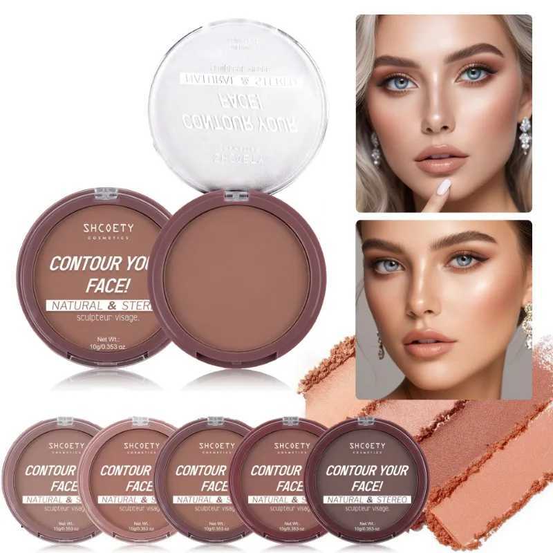 5 Colors Contour Pressed Powder Facial Matte Shaping Powder Shadow Lasting Waterproof Oil-control Loose Powder Bronzers MakeupXJ250217