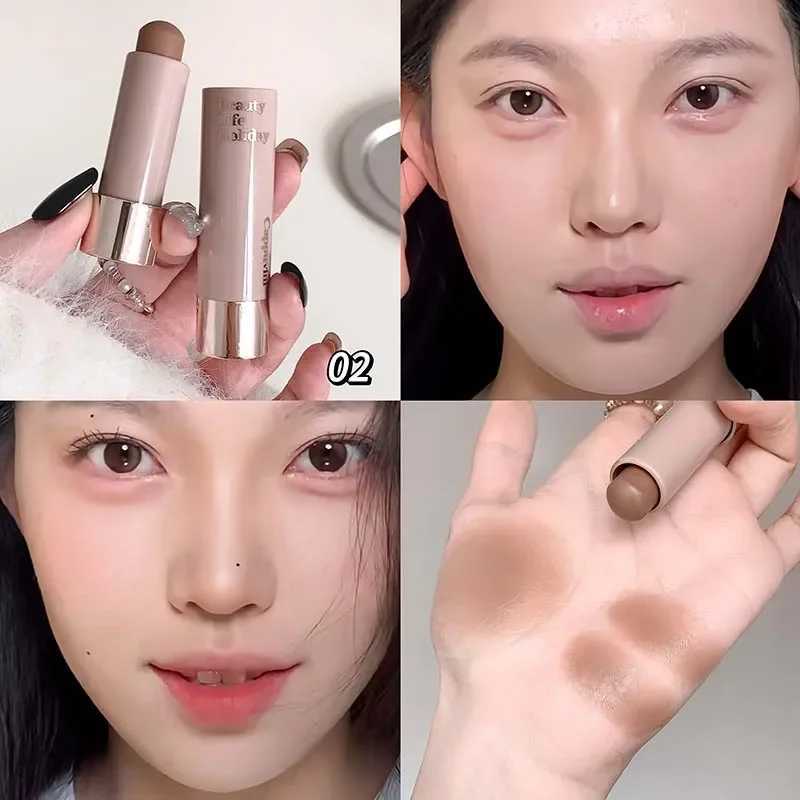 Waterproof Nose Shadow Contouring Bronzer Highlighters Stick Matte Grey Brown Bronzer Contouring Stick Face Brighten CosmeticsW250217