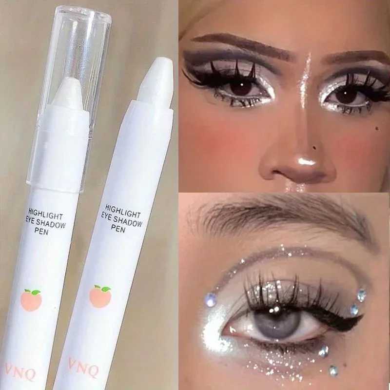 Diamond White Eyelid Highlighter Pen for Brightening Eye Glitter Golden Eyeliner Eyeshadow Stick for Stunning Makeup ResultsW250217