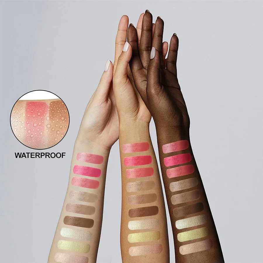 3-color fluorescent stick Bright skin tone contour Natural stereo concealer B multi-purpose stickW250217