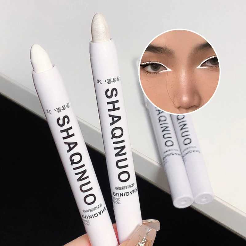 White Highlighter Pen - Matte Shimmer for Undereye Brightening; Easy-Application Highlight Stick for Instant GlowW250217