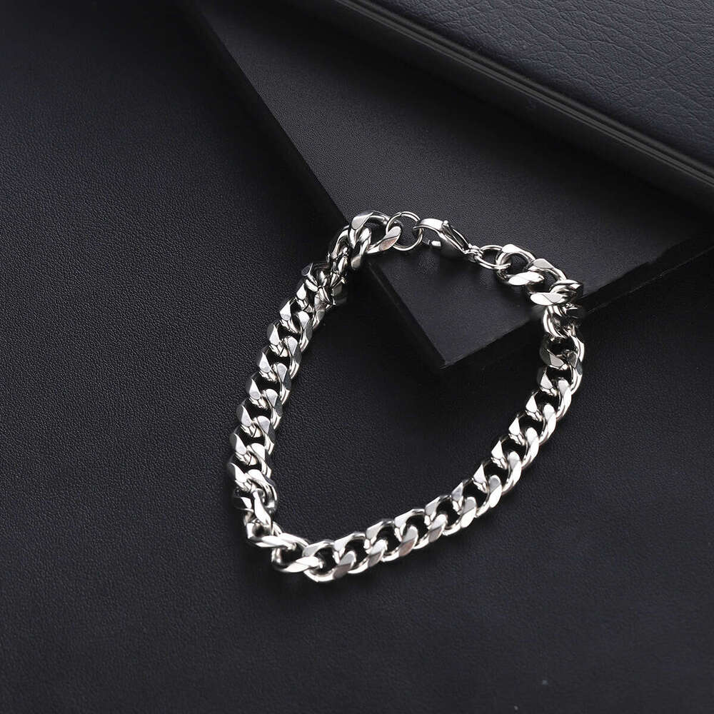 Titanium Steel Hip Hop Bounce Di Necklace Trendy Men and Women Versatile Nightclub Pendant Personalized Internet Celebrity Clothing Accessories Combin