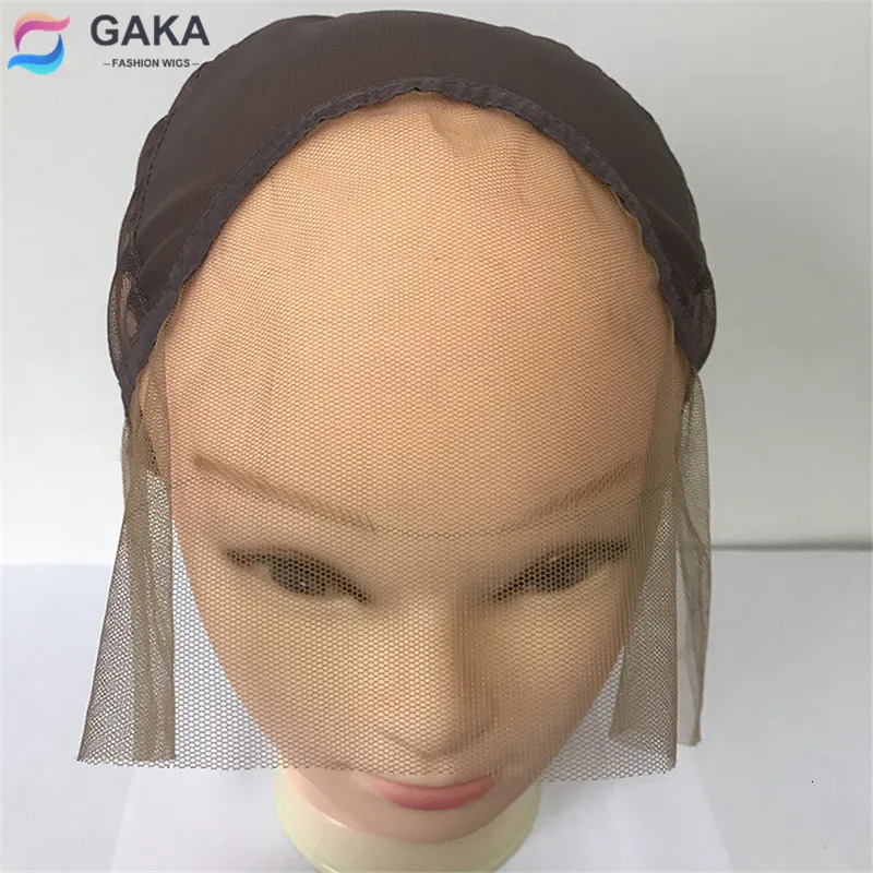 GAKA Full Lace Hairnets for Making Wigs Wig Cap Base for Weaving Wig Full Hand Made Knotting Wig foundation 250214