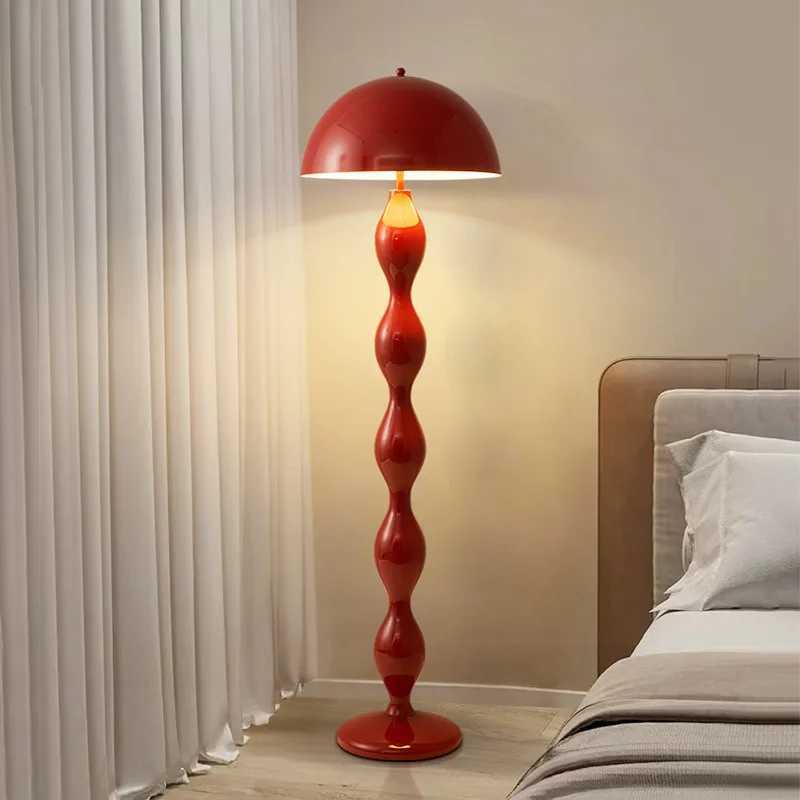 Lamps Vintage Mushroom E27 Led Floor Lamps for Living Room Sofa Side Decorative Standing Lamp Decor Ornament Bedroom Bedside Lights S25217