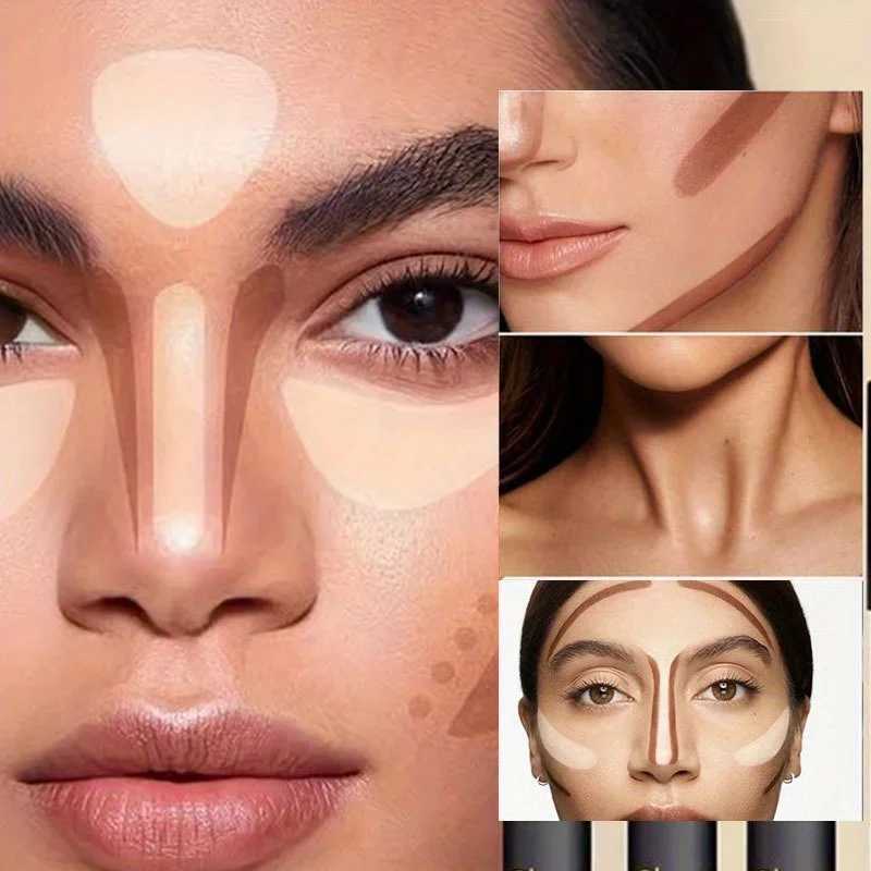 Highlight Contour Concealer Stick Face Make Up Liquid Waterproof Contouring Bronze Stick Foundation Makeup Pencil CosmeticsW250217
