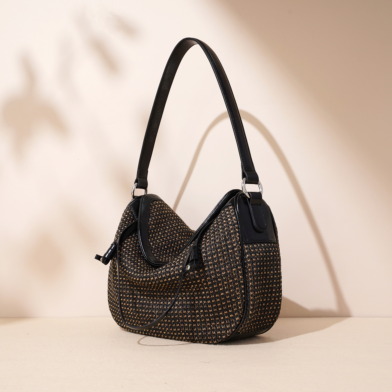 Bag Bag Spring And Summer High End, Niche Grass Weaving, Versatile 2025 New Single Shoulder Crossbody Bag