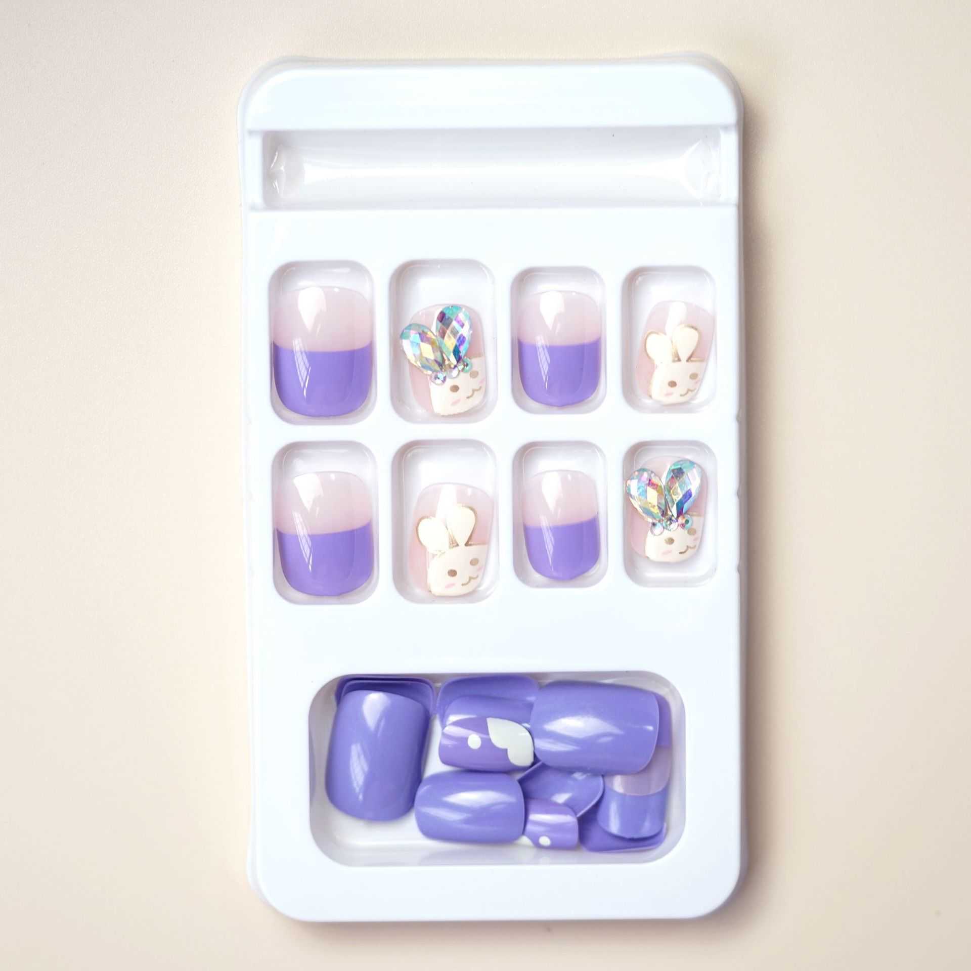 False Nails Z-344 Fragrant Potato Rabbit False Nail Rabbit Wearing Nail Patch Nail Patch Wearing Nail Patch H25215