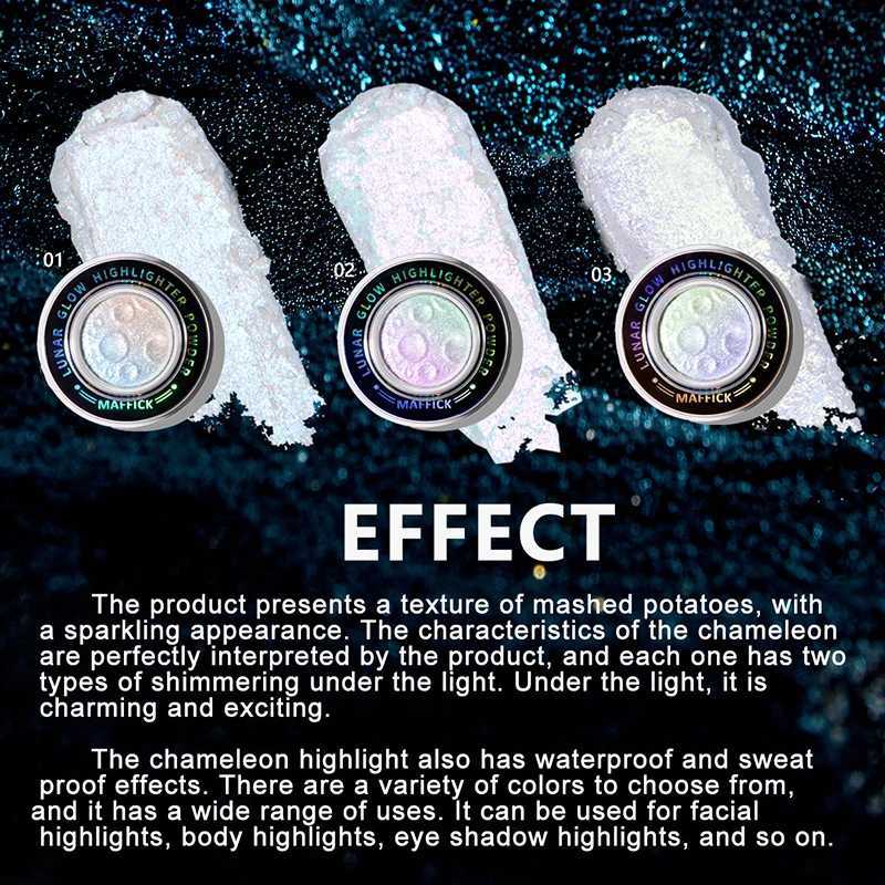 Planet Highlighter Powder Brighten Polarization Fairy Powder Shimmer Water Light Contour Face Body Illuminator Makeup CosmeticsXJ250217