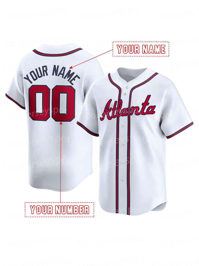 13 Acuna Jr. Baseball Jersey Matt 28 Olson Harris II Sean 12 Murphy Ozzie 1 Albies Austin Riley Customized Any Name Number Mens Womens Youth