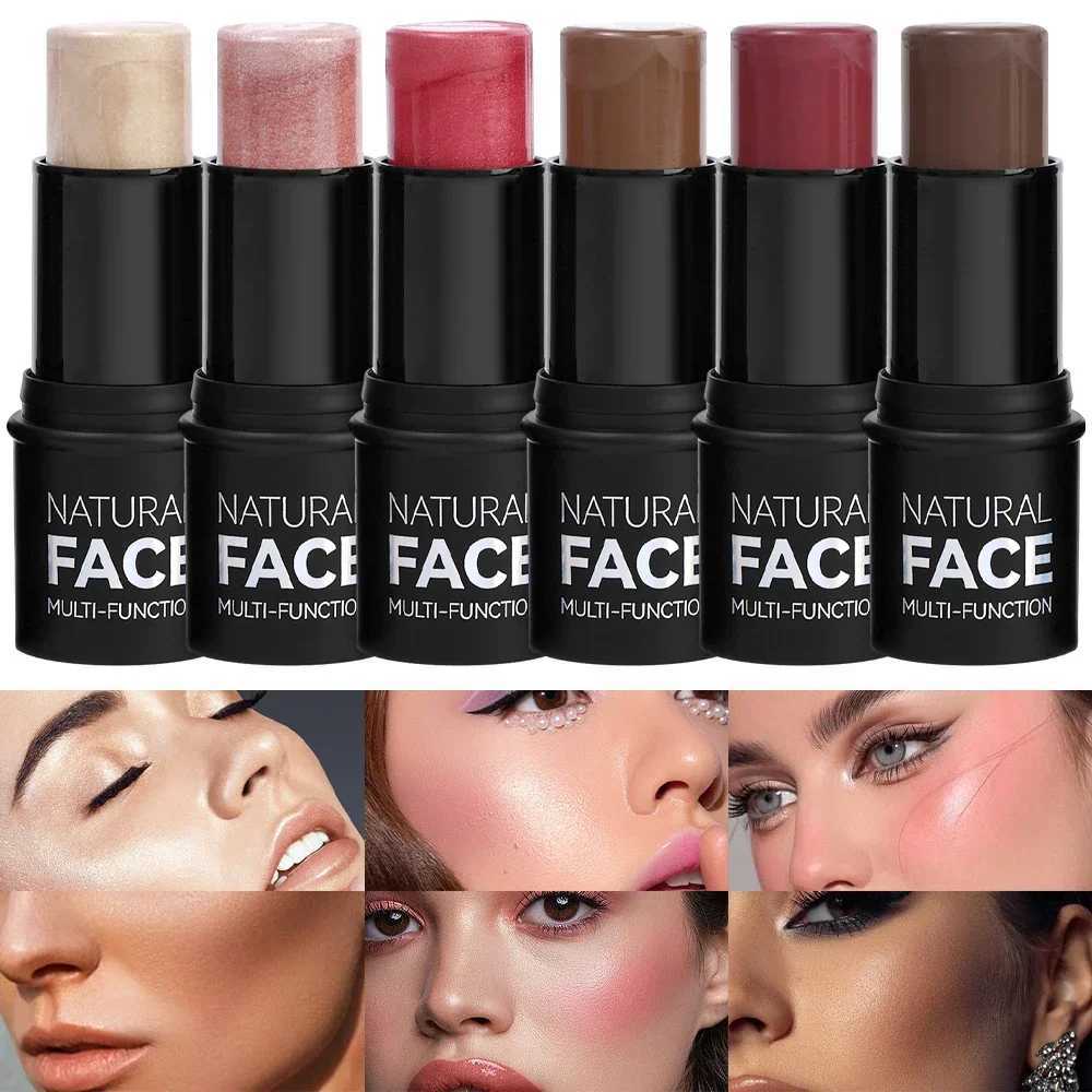 Face Bronzer Contour Stick Waterproof Brighten Facial Ber Cream Highlight Nose Shadow Multifunctional Face Makeup CosmeticsW250217