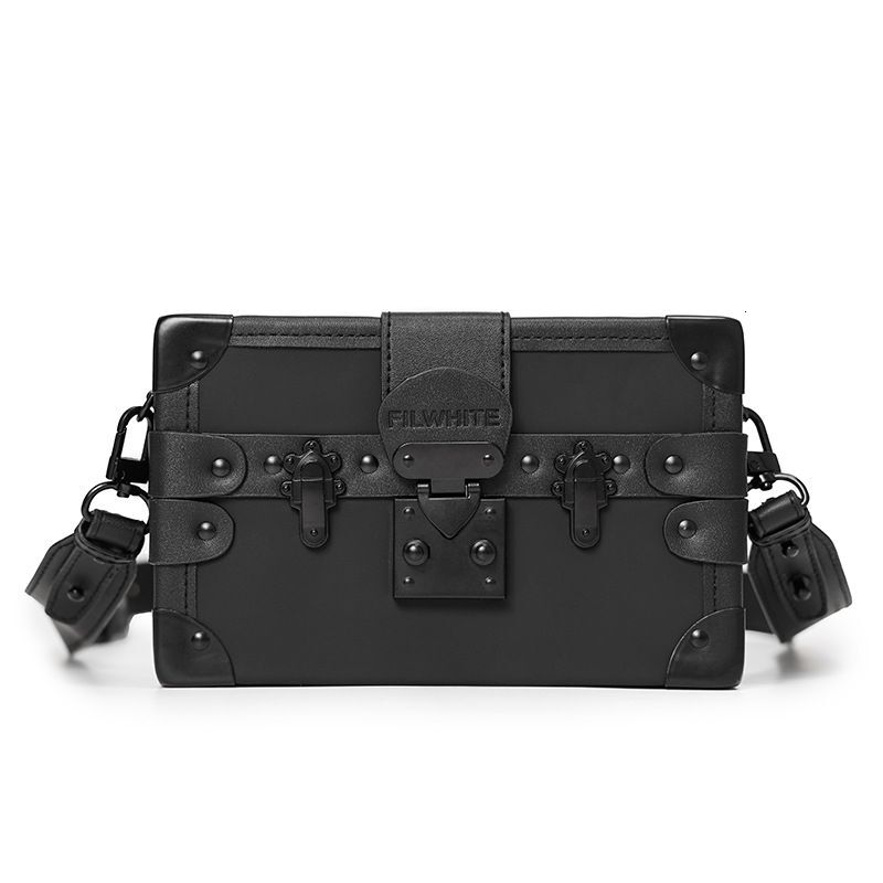 Shoulder Bags 2024 New Product Launch High-Quality Very Personalized Square Box Messenger Fashion Couple Mobile Phone Bag