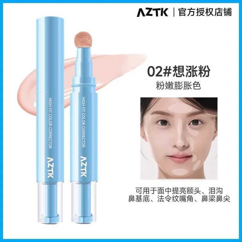 AZTK High Fit Color Corrector Liquid Concealer Pen Highlighter Stick Brightener Contouring Moisturizing Lightweight Powder CreamXJ250217