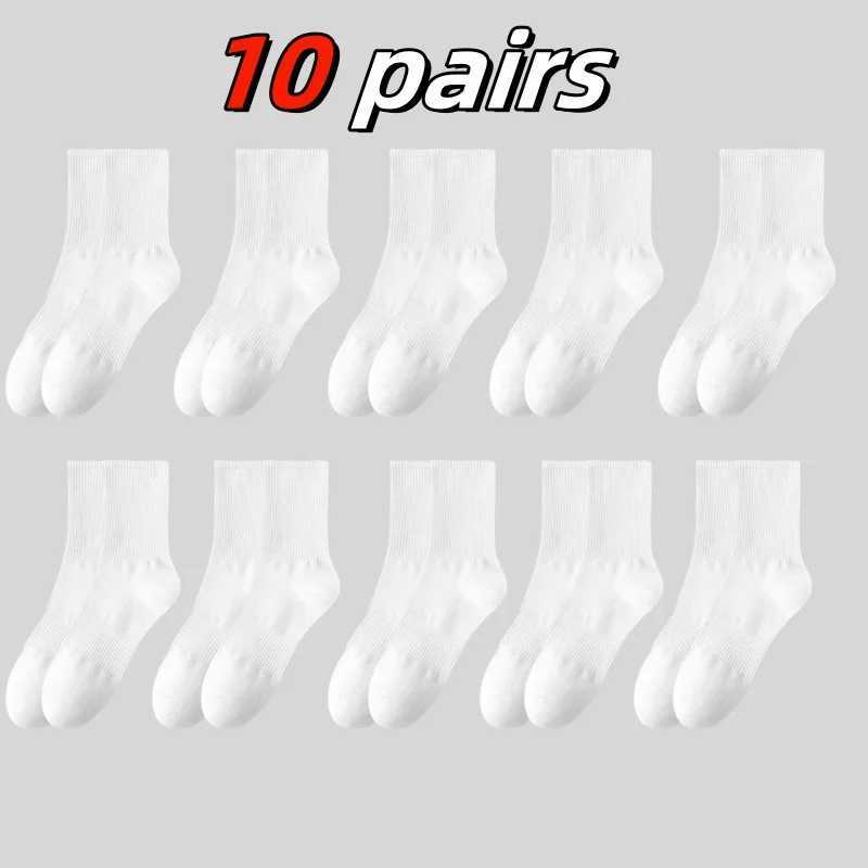 0/40 pairs of mens and womens sportswear absorb spring and autumn solid color variable socks W250217