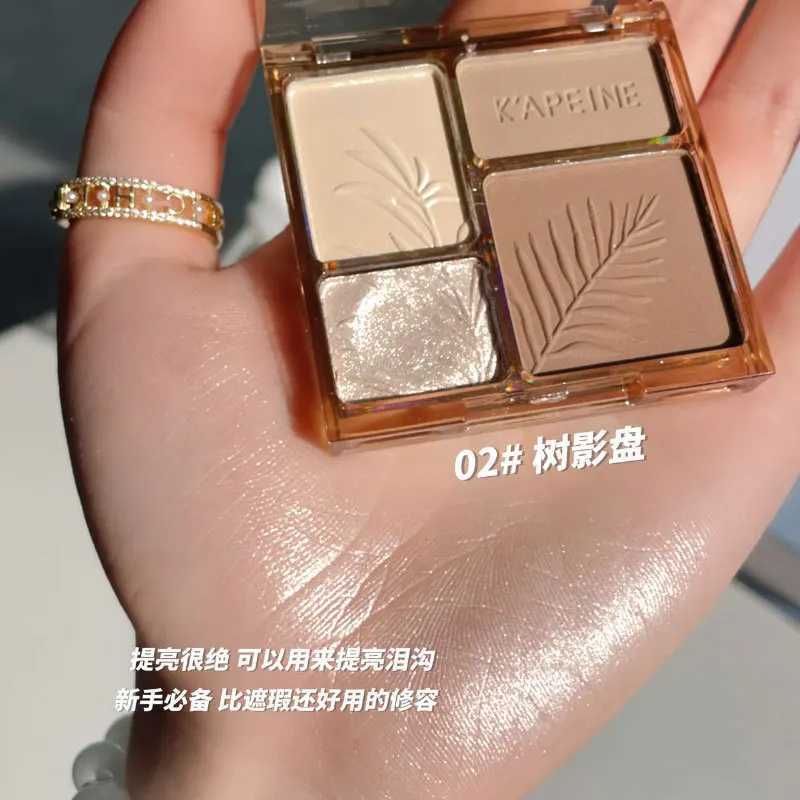 Matte Highlighter Palette 3D Nose Contouring Glow Brighten Contour Shimmer Powder Cosmetic Face Shading Grooming Powder MakeupXJ250217