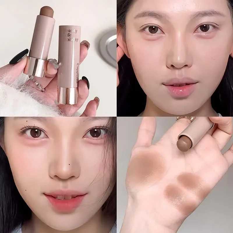 Grey Brown Bronzer Contouring Stick Waterproof Cream Texture Highlighters Shadow Contour Pencil 3D Face Brightening CosmeticsW250217