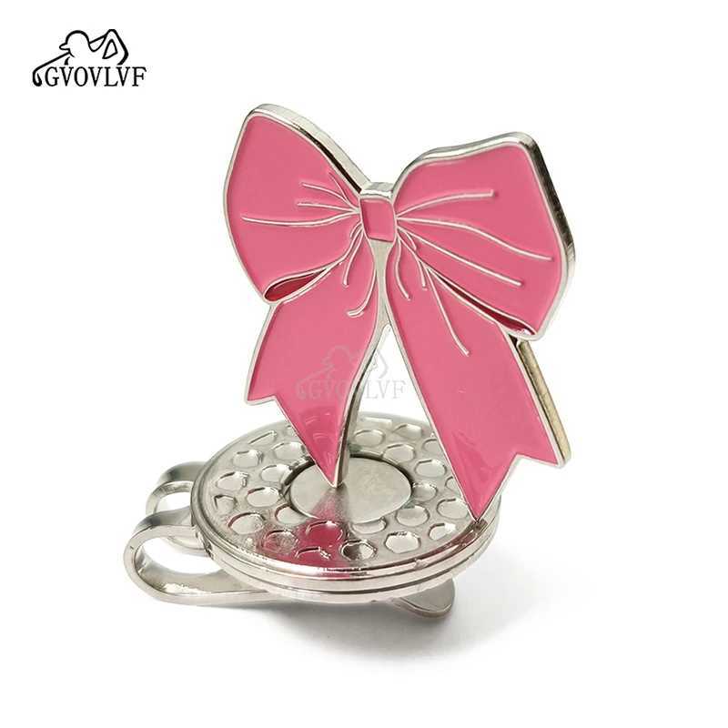 Pc Golf Cute Bowkno Mark with Magnetic Cap Clip Alloy Mark Suitable for Golf Hats Golf Accessories Girls and Womens GiftsW250215