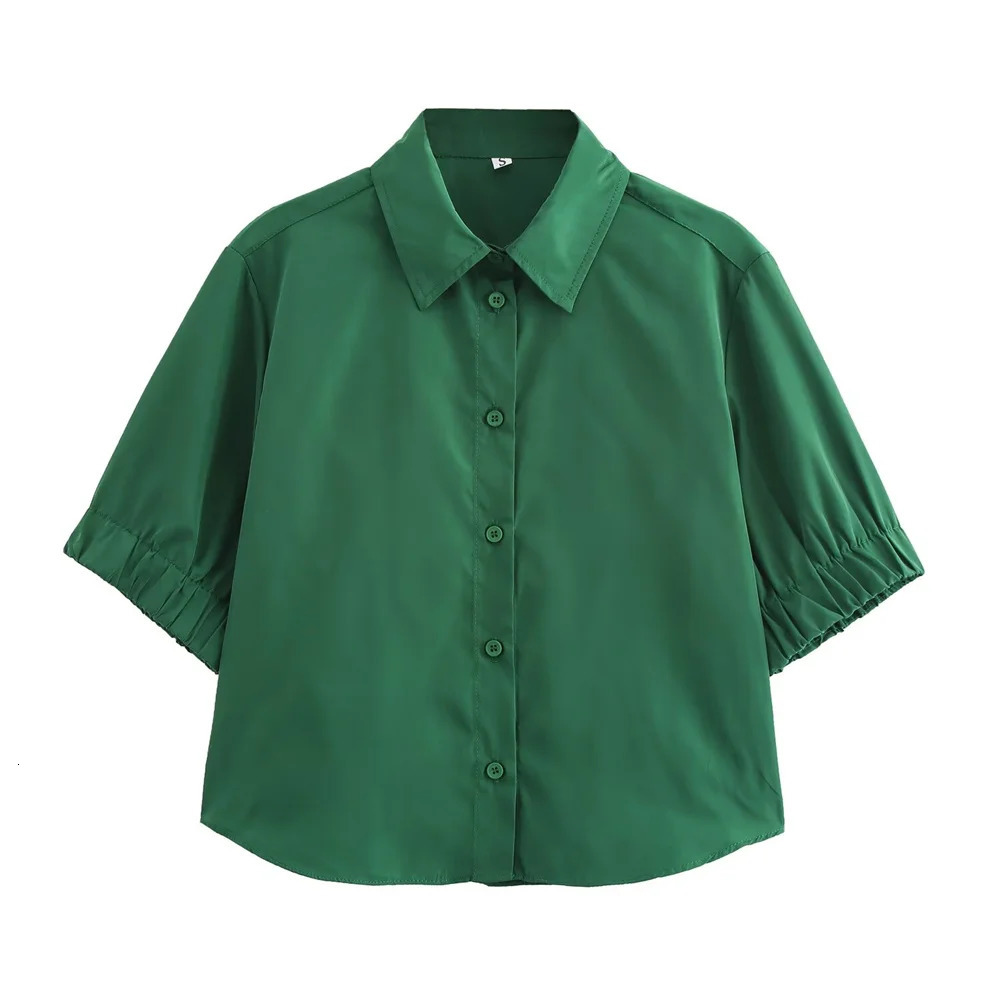 UNIZERA Autumn Product Womens Casual Versatile Collar Short sleeved Shirt High Waist Wide Swing Long Skirt Set 250214