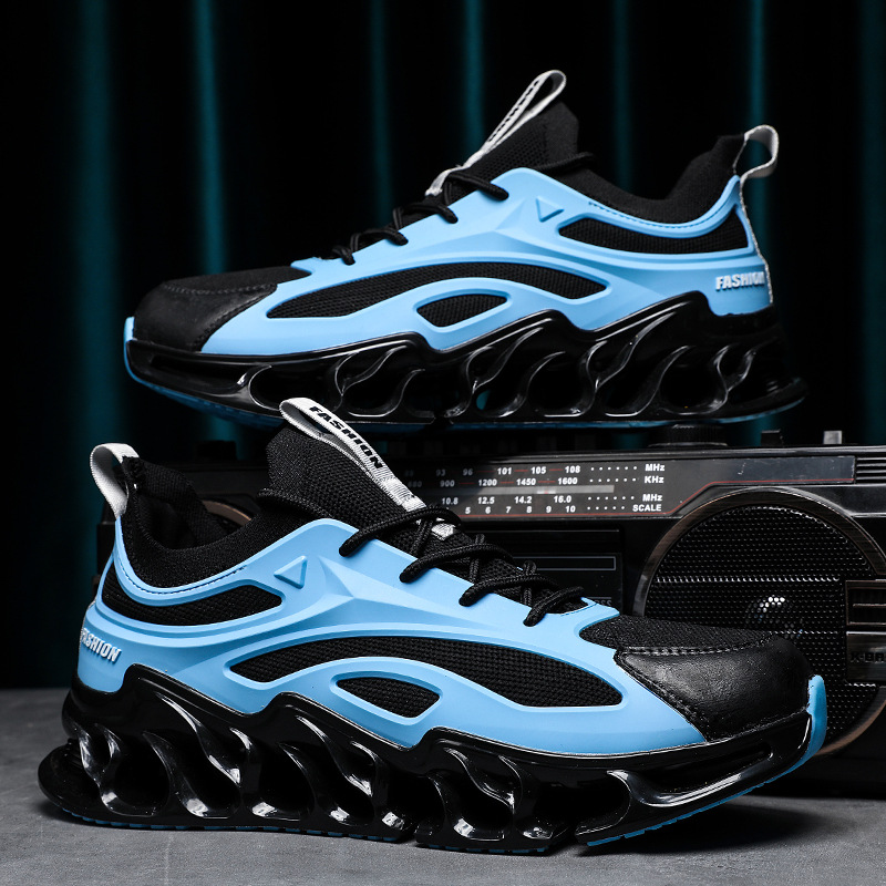 Explosive new blade shoes men's shoes low top 2025 shock absorption increase mesh sports shoes black casual fashion shoes