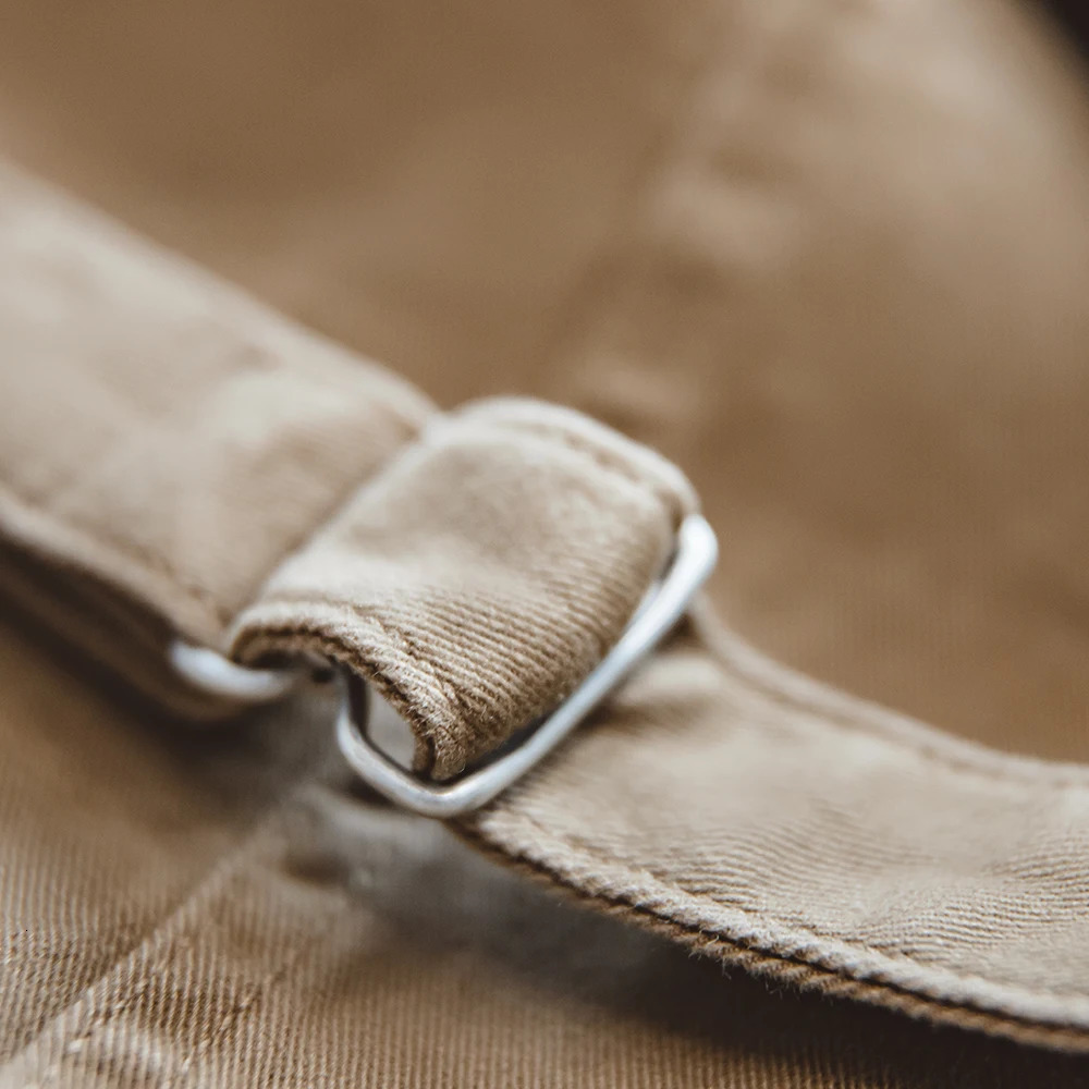 Maden Vintage Khaki Jackets for Men Loose Cotton Solid Chore Coat American Cargo Casual Jacket Man Clothing 250212