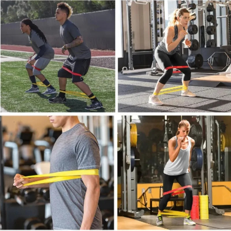 TPE Resistance Bands Fitness Set Rubber Loop Strength Training Workout Expander Yoga Gym Equipment Elastic 250213