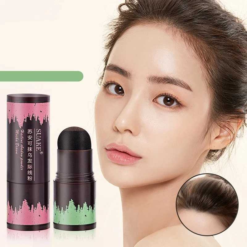 Natural Instantly Cover Hairline Hair Shadow Stick Eyebrow Contour Powder Unisex Hair Root Edge Shadow Filling Powder 2 ColorsXJ250217