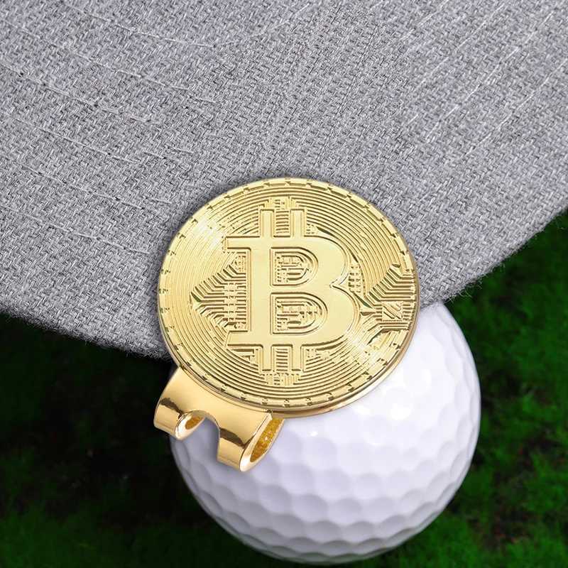 Bogey Ball King Creative Golf Hat Clips Magnetic Golf Ball Marker Cap Clip Trendy Decorative Jewelry Gift for Golf LoverW250215
